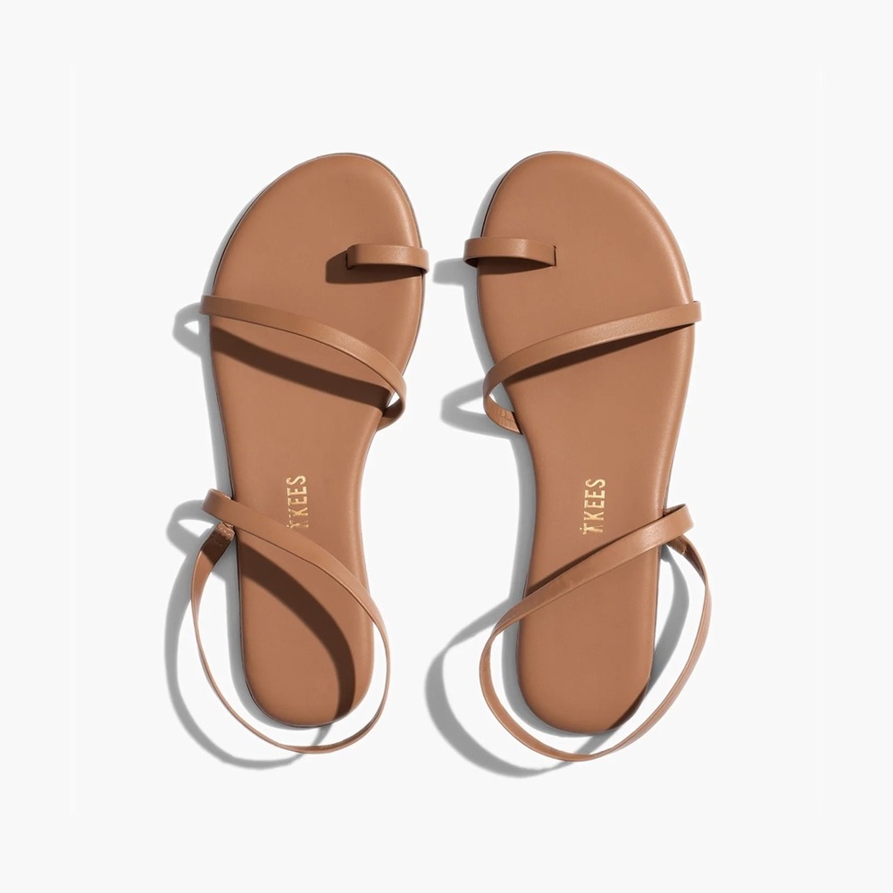 🌼TKEES🌼 Mia Napa Beach Bum Strappy Tan Sandals, Size 10
